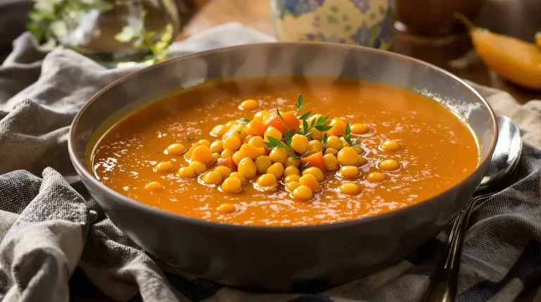 J&rsquo;ai arrêté les soupes industrielles : grâce à ce velouté pois chiches-carottes, j&rsquo;ai enfin trouvé ma recette de l&rsquo;hiver
