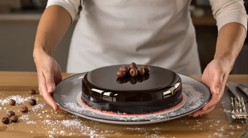 « J'étais si fière de réussir ce dessert de chef » : ce royal au chocolat facile est aussi facile à faire que beau et bon !