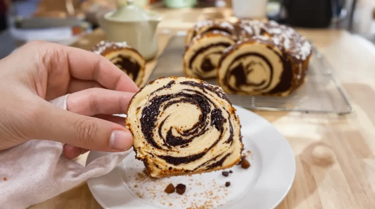 La version gourmande qui a tout changé : mon gâteau au yaourt marbré au café tellement facile et moelleux qu&rsquo;on me le redemande chaque semaine